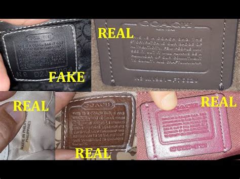 fake vs real seems on coach bags|coach bag with serial number.